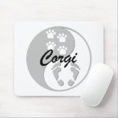 yin yang corgi muismat (Met muis)
