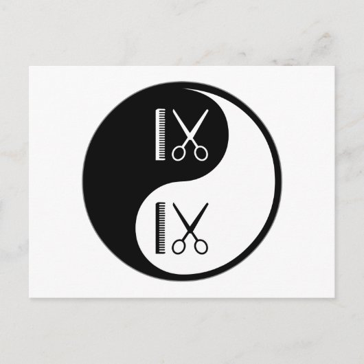 Yin Yang Cosmetology Briefkaart (Voorkant)