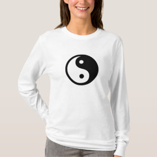 Yin Yang Dames Long Hoeve T-shirt