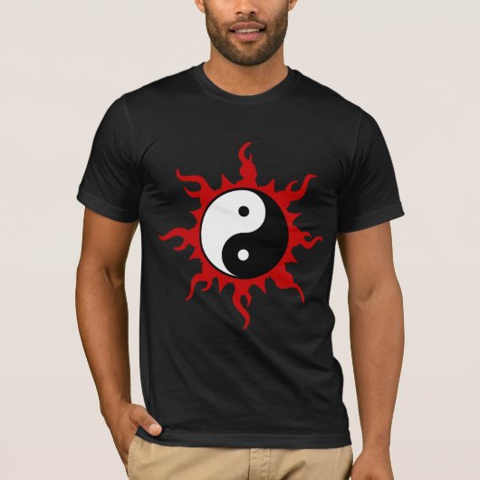 Yin Yang Dark T Shirt (Voorkant)
