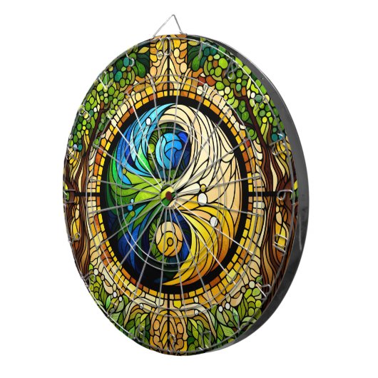Yin Yang Dartboard Dartbord (Voorkant Rechts)