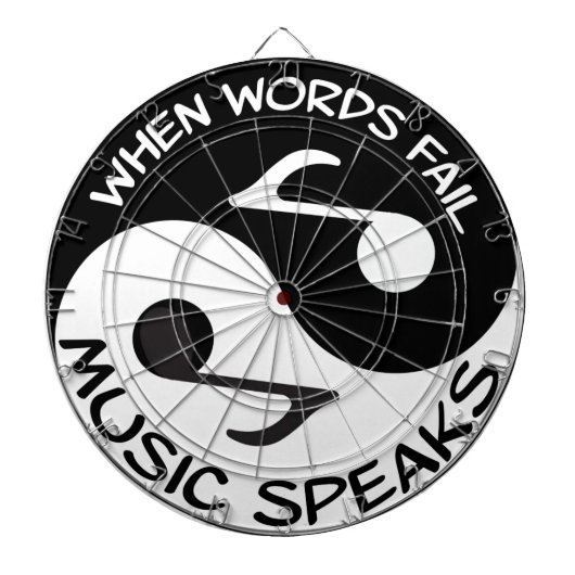 Yin yang dartbord (Voorkant)