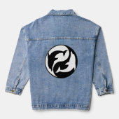 Yin Yang Dauphins Denim Jacket (Achterkant)