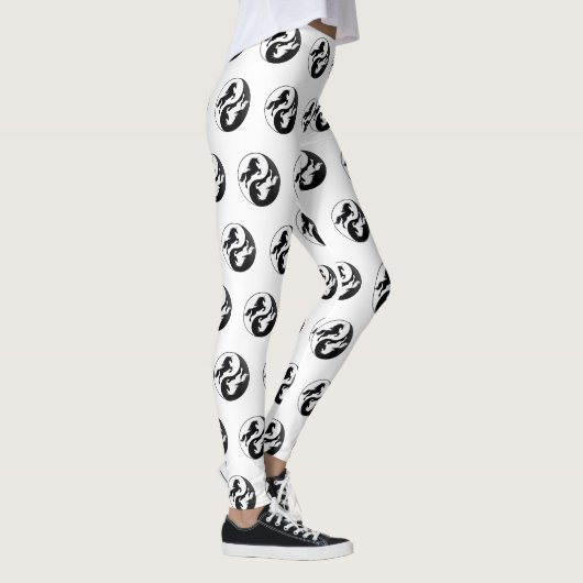 Yin Yang Dauphins Leggings (Rechts)