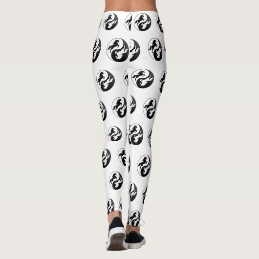 Yin Yang Dauphins Leggings (Achterkant)