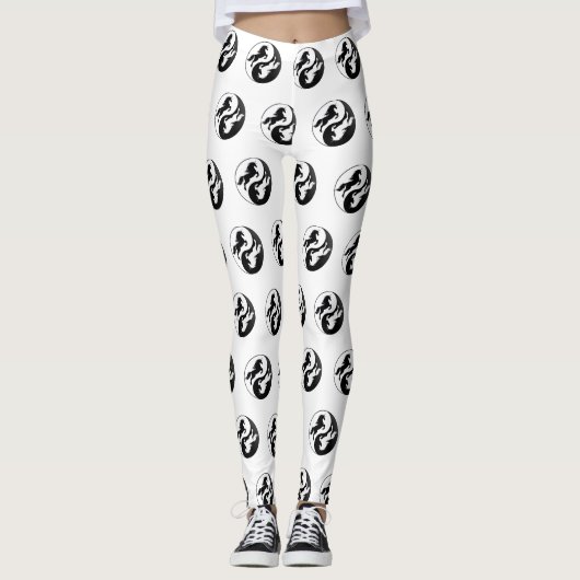 Yin Yang Dauphins Leggings (Voorkant)