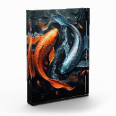 Yin & Yang: De dans van Koi Fotoblokken (Links)