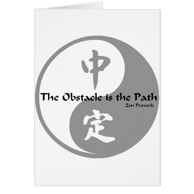 Yin Yang - de hinderpaal (Voorkant)