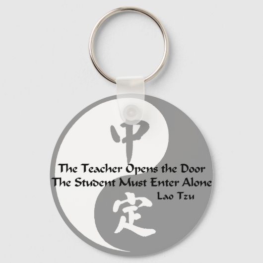 Yin Yang - De leraar Sleutelhanger (Voorkant)