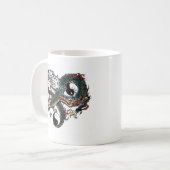 Yin Yang Design Koffiemok (Voorkant links)