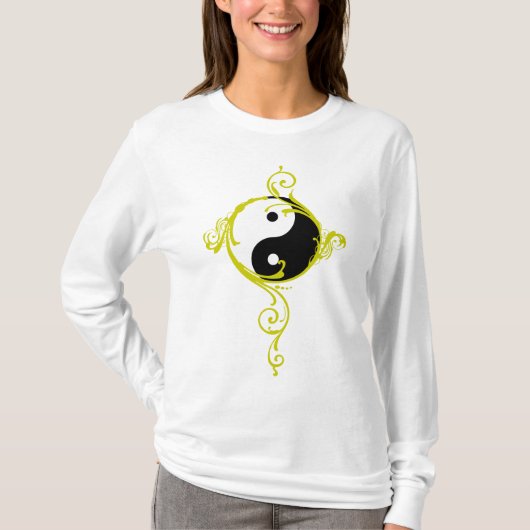 Yin Yang Design T-Shirt (Voorkant)