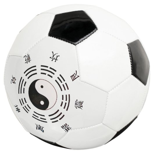Yin Yang Design Voetbal (Drie kwart)