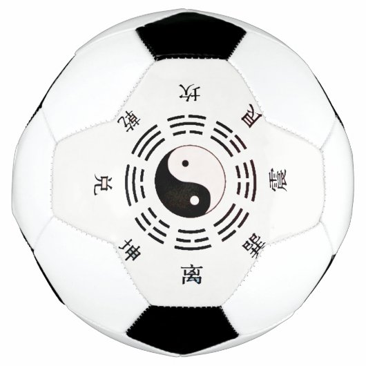 Yin Yang Design Voetbal (Voorkant)