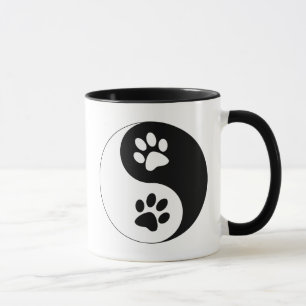 Yin Yang Dog Paws Mok