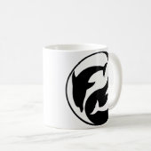 Yin Yang Dolphin Mok (Voorkant rechts)