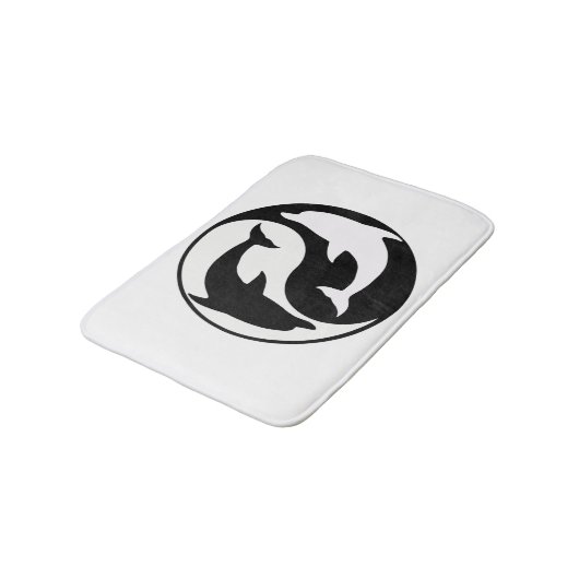 Yin Yang Dolphins Bath Mat (Gekanteld)