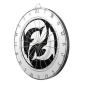 Yin Yang Dolphins Dart Board Dartbord (Voorkant Rechts)