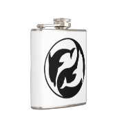 Yin Yang Dolphins Flask Heupfles (Rechts)