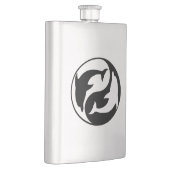 Yin Yang Dolphins Flask Heupfles (Rechts)