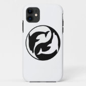 Yin Yang Dolphins iPhone 5G Hoesje (Achterkant)