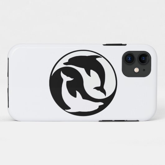 Yin Yang Dolphins iPhone 5G Hoesje (Achterkant (horizontaal))