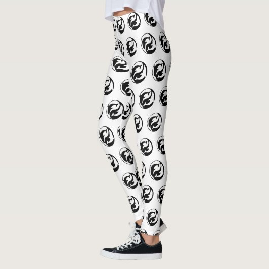 Yin Yang Dolphins-Leggings Leggings (Links)