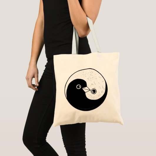 Yin Yang doodt Canvas tas (Voorkant (product))