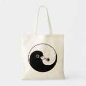 Yin Yang doodt Canvas tas (Voorkant)
