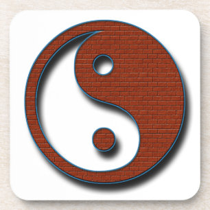 Yin Yang door Shirley Taylor Bier Onderzetter