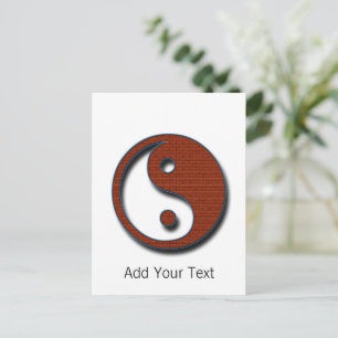 Yin Yang door Shirley Taylor Briefkaart