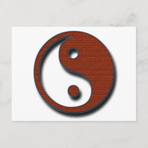 Yin Yang door Shirley Taylor Briefkaart