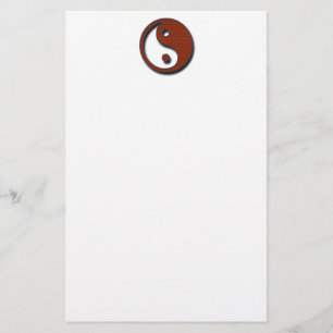 Yin Yang door Shirley Taylor Briefpapier