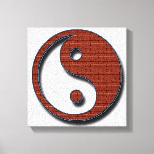 Yin Yang door Shirley Taylor Canvas Afdruk (Voorkant)