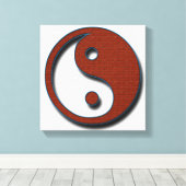 Yin Yang door Shirley Taylor Canvas Afdruk (Insitu (Houten vloer))