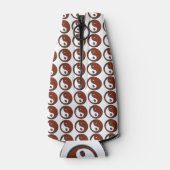 Yin Yang door Shirley Taylor Flesjeskoeler (Achterkant)