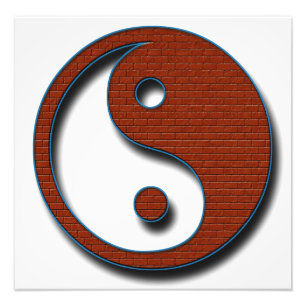 Yin Yang door Shirley Taylor Foto Afdruk