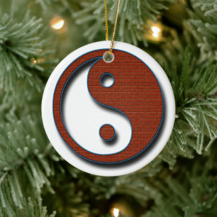 Yin Yang door Shirley Taylor Keramisch Ornament
