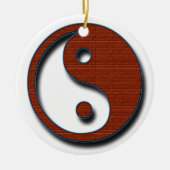 Yin Yang door Shirley Taylor Keramisch Ornament (Voorkant)