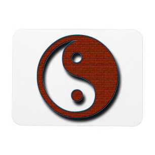 Yin Yang door Shirley Taylor Magneet
