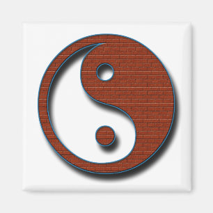 Yin Yang door Shirley Taylor Magneet