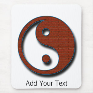 Yin Yang door Shirley Taylor Muismat