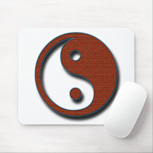 Yin Yang door Shirley Taylor Muismat