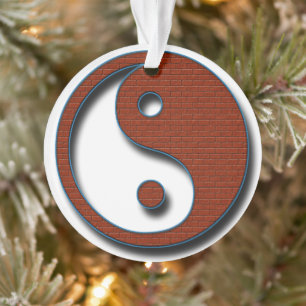 Yin Yang door Shirley Taylor Ornament
