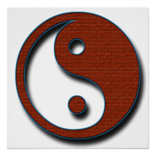 Yin Yang door Shirley Taylor Perfect Poster