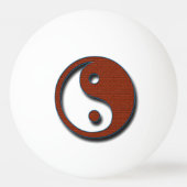 Yin Yang door Shirley Taylor Pingpongbal (Achterkant)