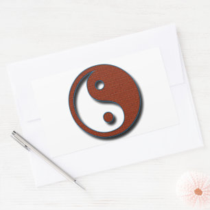 Yin Yang door Shirley Taylor Rechthoekige Sticker
