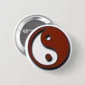 Yin Yang door Shirley Taylor Ronde Button 5,7 Cm (Voorkant /achterkant)