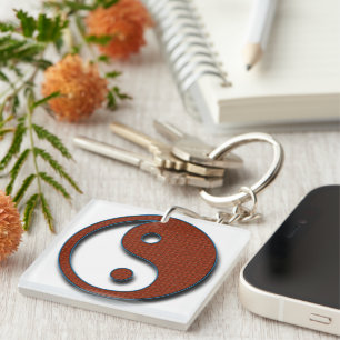 Yin Yang door Shirley Taylor Sleutelhanger