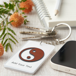 Yin Yang door Shirley Taylor Sleutelhanger