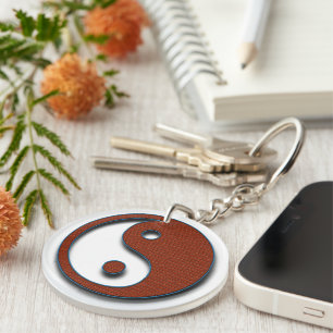 Yin Yang door Shirley Taylor Sleutelhanger
